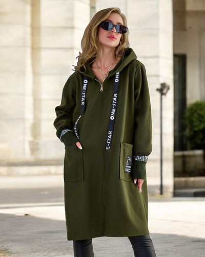 Royalfashion Жіноча куртка а-ля пальто до колін