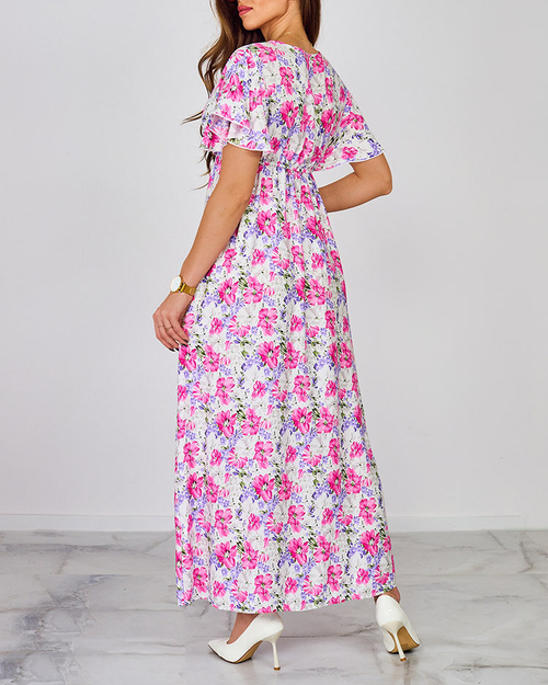 Royalfashion Жіноча квіткова сукня міді