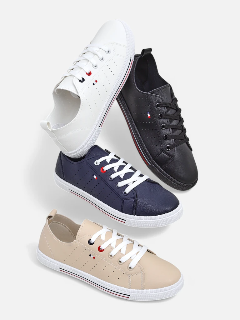 Royalfashion Dámské ekologické kožené tenisky Keopsa