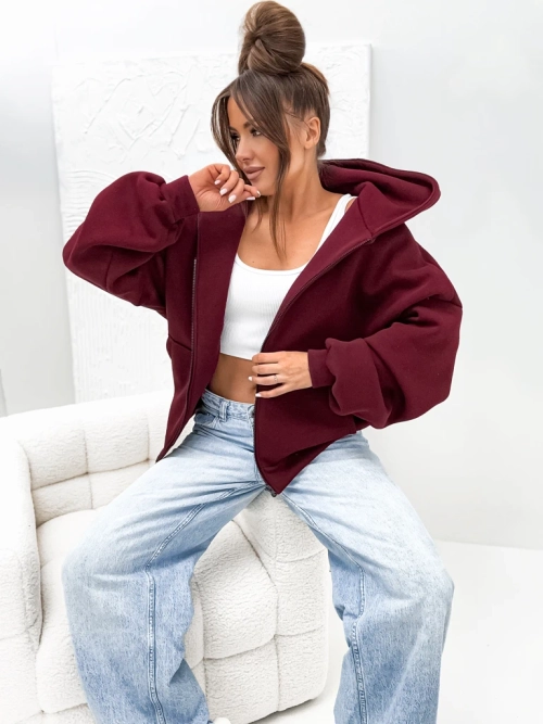 Royalfashion Жіноча бавовняна утеплена худі butterfly