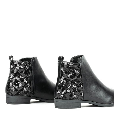 Чорні черевики з блискітками Pajetka - Взуття