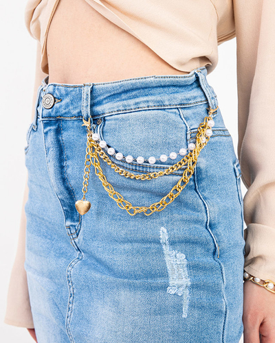 Синя джинсова спідниця вище коліна PLUS SIZE