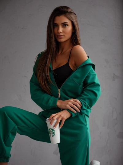 Royalfashion Dámský bavlněný teplákový set