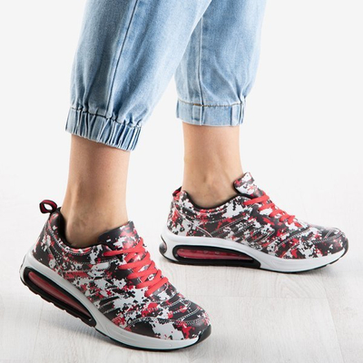 Jordánská černá a červená sportovní obuv - Obuv 1