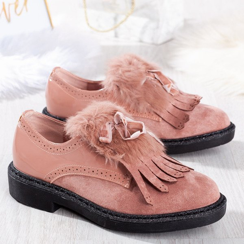 Рожеве жіноче взуття з хутром Міссурі - Взуття
