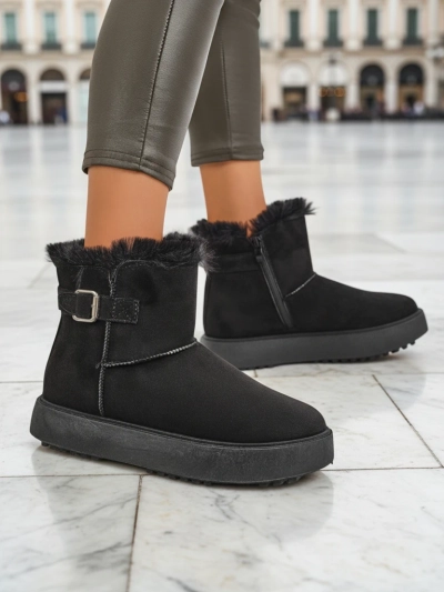 Royalfashion Короткі жіночі черевики a'la снігоходи Winter Crest