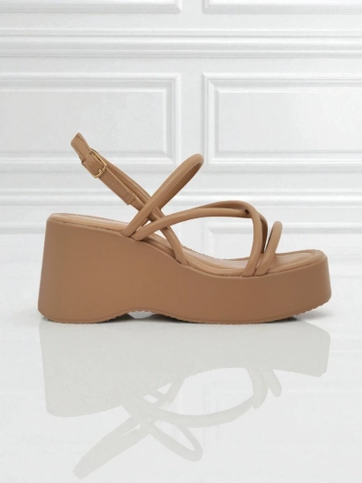 Royalfashion Dámské sandály na klínku Skyline Straps