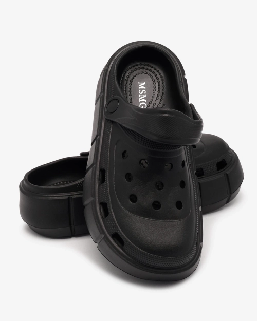 Жіночі шльопанці Royalfashion Чорні з ажурною обробкою Mighty