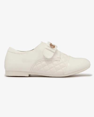 Півчеревики стьобані з екошкіри білого кольору Werme- Footwear