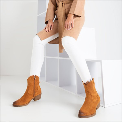 Коричневі ковбойські черевики а-ля Сахара - Взуття