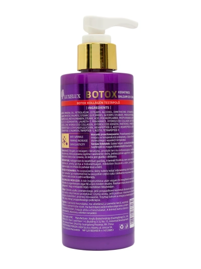 LUXELUX Collagenus Athenia tělové mléko s keratinem a kolagenem 200ml