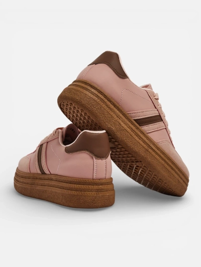 Sneakers Dámské Flora Růžové Ekologické Sportovní na Léto