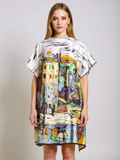 Сукня парео Kalypso Royalfashion, різнокольорова до колін, універсальна