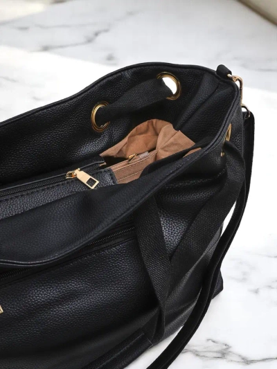 Royalfashion Velká dámská shopper taška vyrobená z ekologické kůže