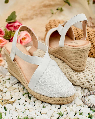 Royalfashion Dámské espadrilky Oleqa na podpatku