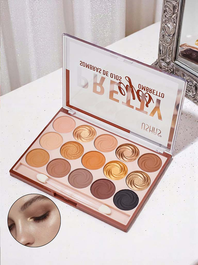Paleta očních stínů 15 odstínů Nuts Mood