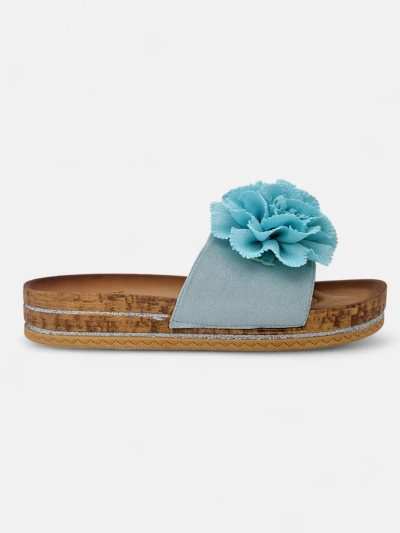 Royalfashion Ženské žabky s květinami Focce