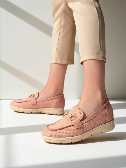 Royalfashion Жіночі балетки з декоративним елементом на носку