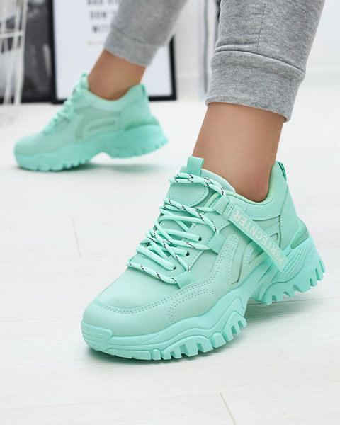 М'ятні жіночі спортивні кросівки Evilpo- Footwear