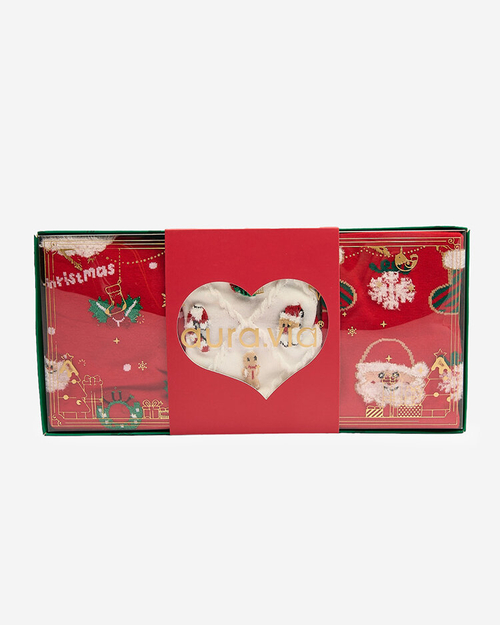 Шкарпетки різдвяні Royalfashion в коробці 3/уп