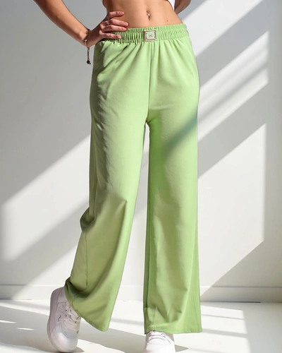 Royalfashion Široké dámské kalhoty