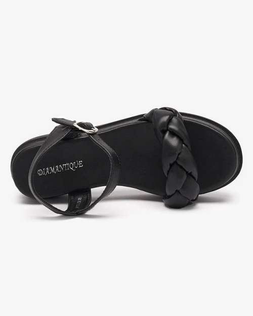 Чорні жіночі босоніжки Kafha