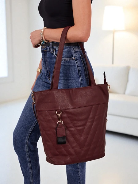 Dámská kabelka shopper eko kůže s ražbou Raven Drift