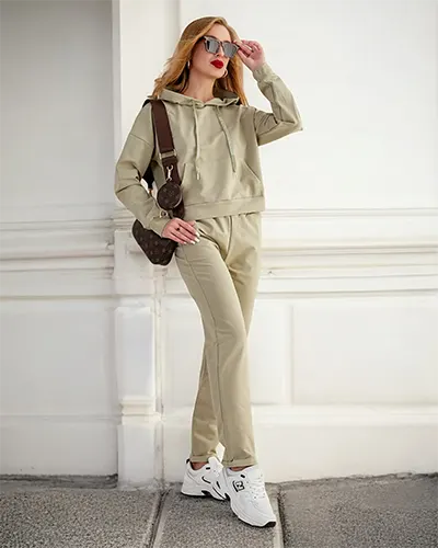 Royalfashion Bavlněná dámská mikinová souprava