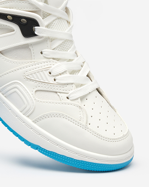 Білі високі жіночі кросівки Gisore