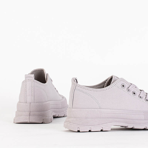 Світло-фіолетові жіночі кеди Isidu