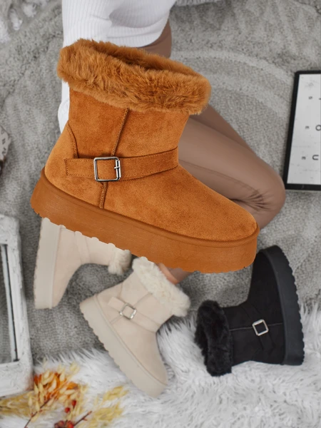 Royalfashion Короткі жіночі черевики a'la снігоходи Myrelle