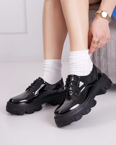 Чорні жіночі лаковані туфлі Binotsi