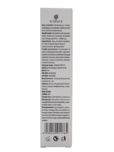 Luxelux vodotěsný eyeliner 1ml