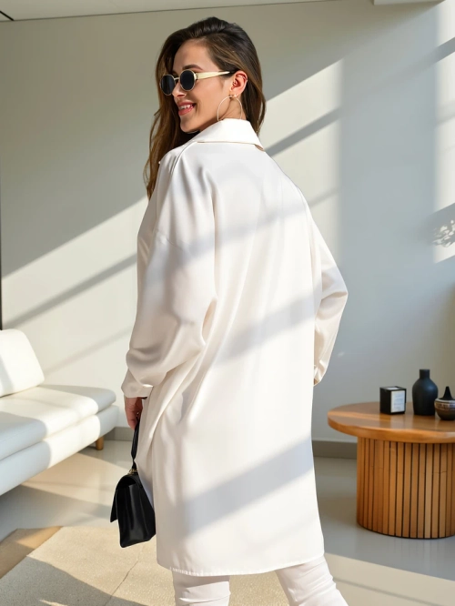 Royalfashion Довга жіноча оверсайз сорочка