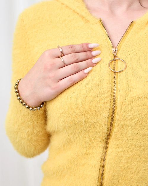 Жіночий светр світшот Royalfashion жовтий