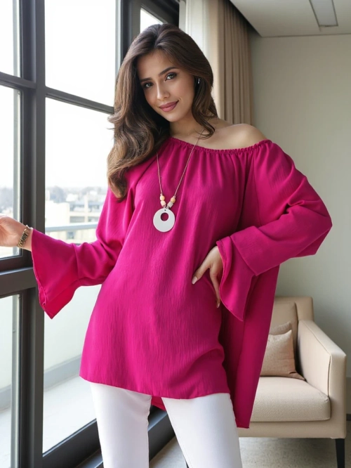 Royalfashion Жіноча блузка а-ля Іспанська з воланами