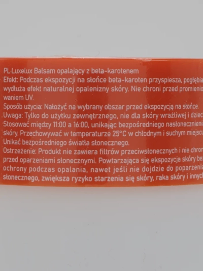 Luxelux Krém na urychlení opálení s beta karotenem 280g