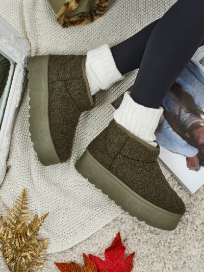 Krátké boty a'la sněhule dámské Marellin