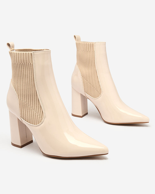 Royalfashion Білі жіночі черевики на шпильці Lady Jeny