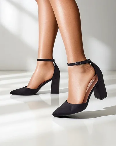 Royalfashion dámské eco-suede lodičky Caldeno