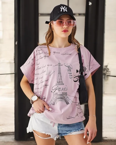 Royalfashion Жіноча бавовняна футболка Good Paris