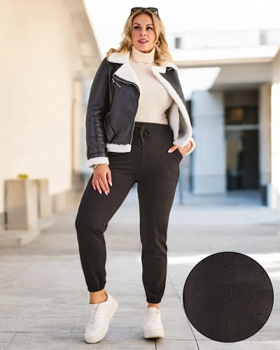Жіночі PLUS SIZE брюки для бігу фірми Royalfashion