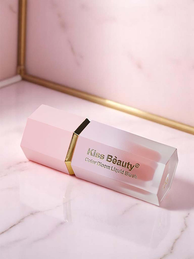 Kiss Beauty Tekutý Blush s Aplikátorem, odstín Crush
