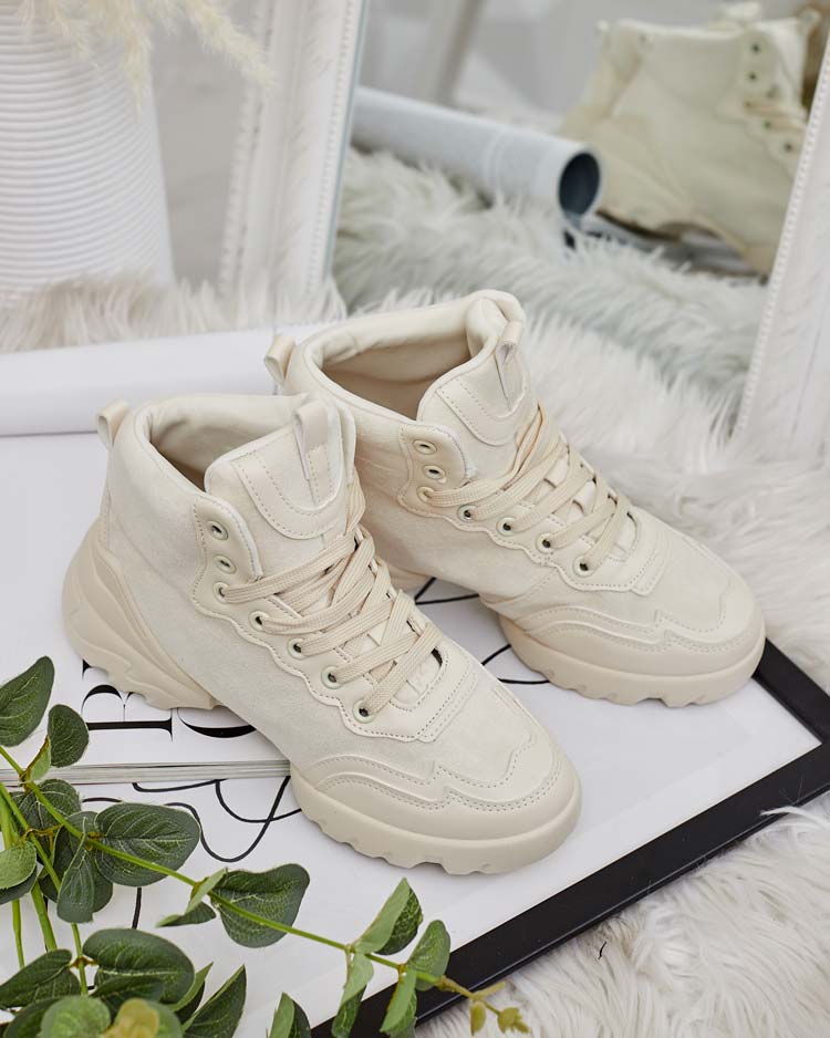 Royalfashion Dámské sportovní vysoké tenisky Bullaro