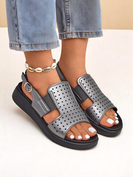 Royalfashion Dámské sandály na silnější podrážce BreezyStep