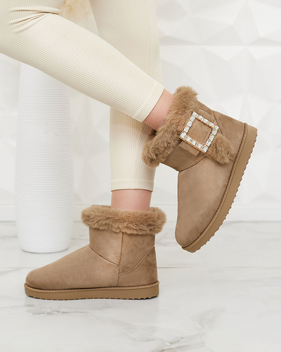 Royalfashion Dámské boty a'la snow boots s ornamentem Galaes