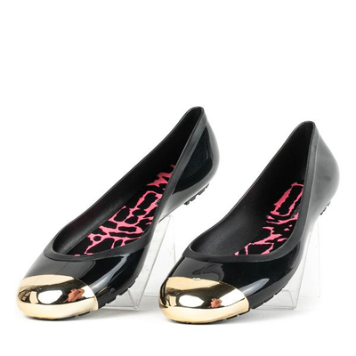 Black Rubber Meliski Manita - Obuv