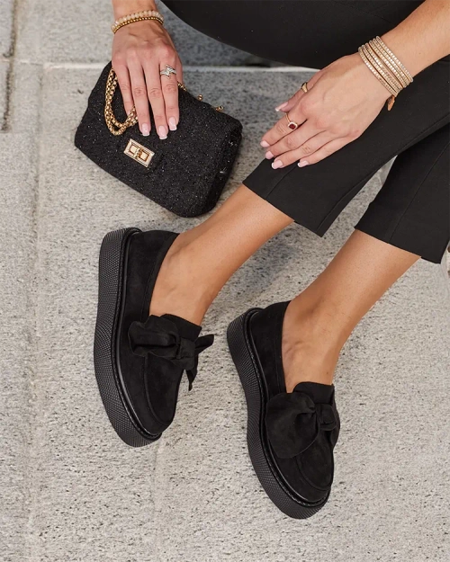 Royalfashion Жіночі напівчеревики з бантом Eriz