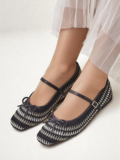 Royalfashion dámské baleríny z tkaniny s páskem Vanot