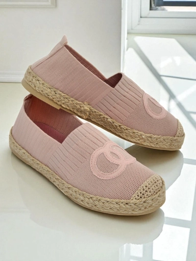 Dámské espadrilky Theodora růžové z semišové ekologické kůže, ploché